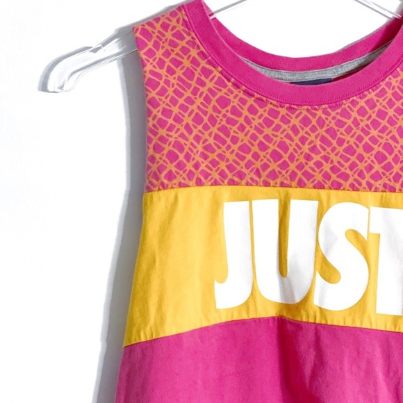 Nike Pink & Melon Retro, Colorblock Graphic Tank - Picture 3 of 8